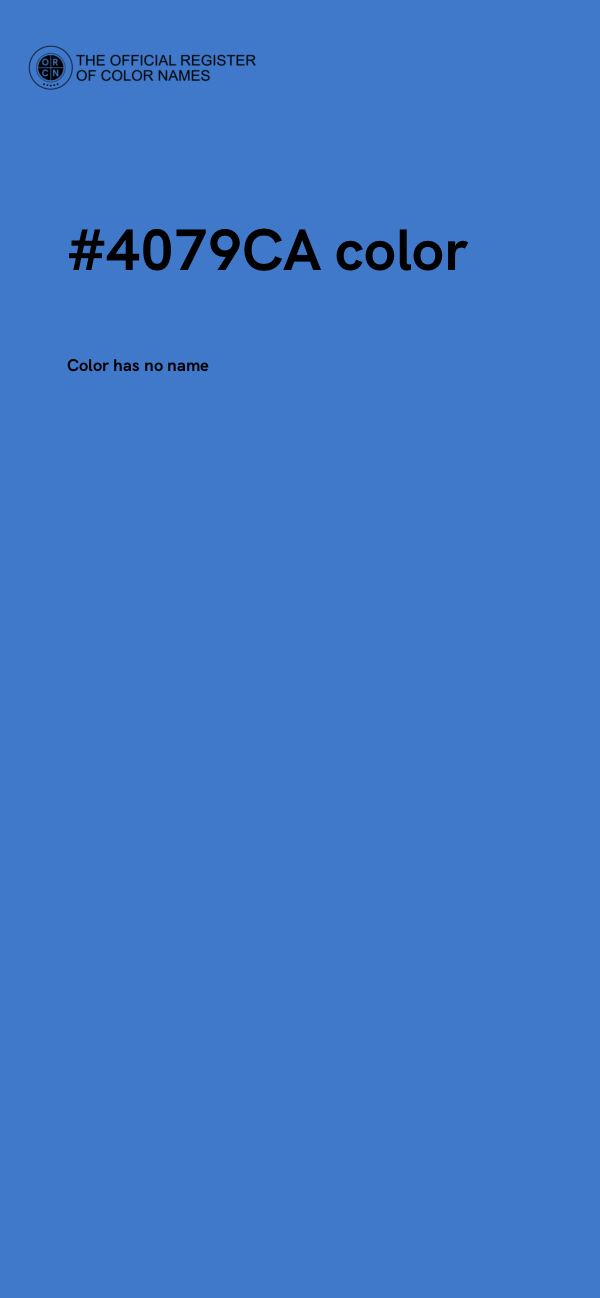 #4079CA color image
