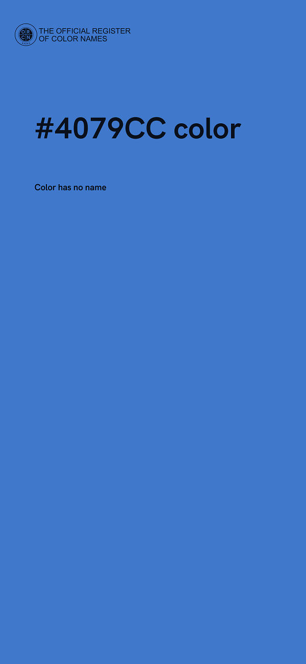 #4079CC color image