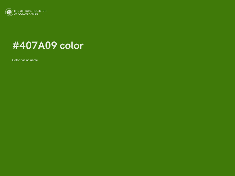 #407A09 color image