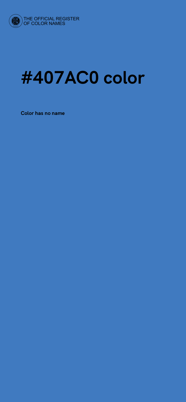 #407AC0 color image