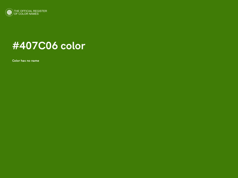 #407C06 color image