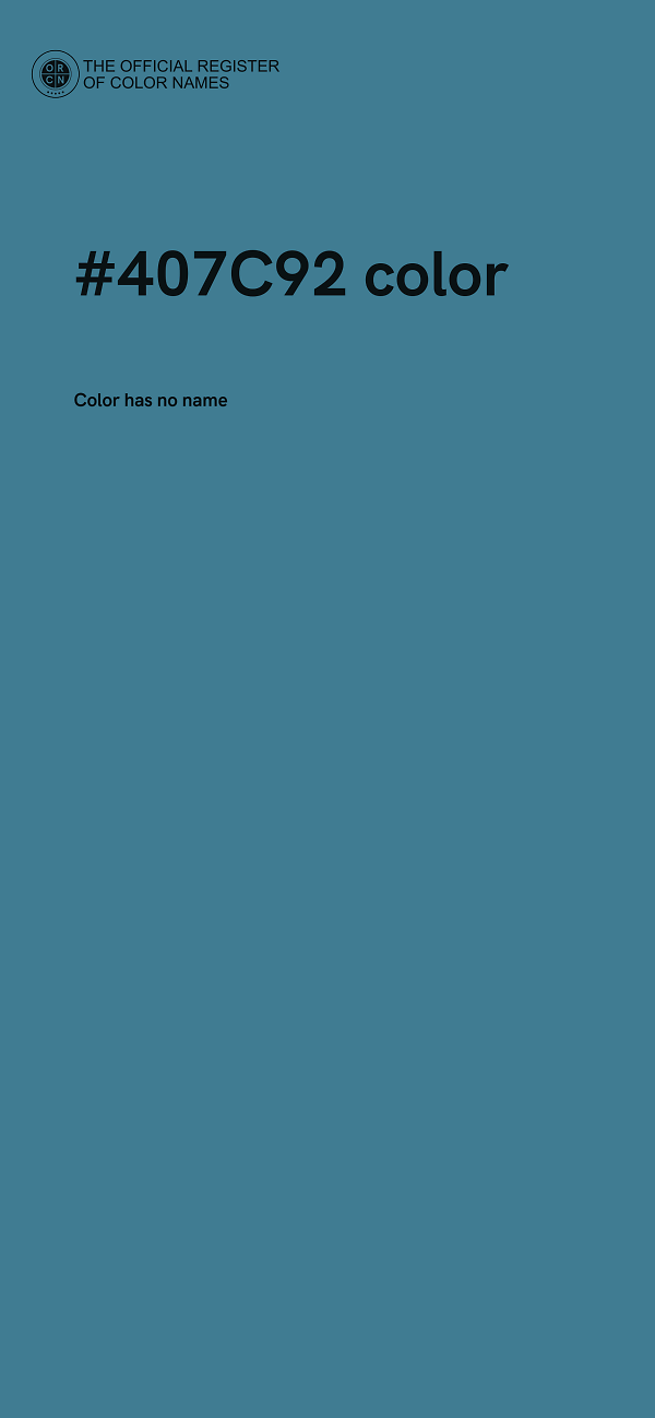 #407C92 color image