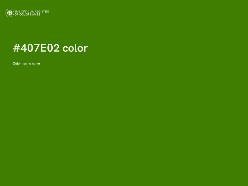 #407E02 color image