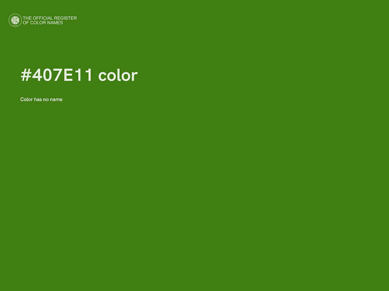 #407E11 color image