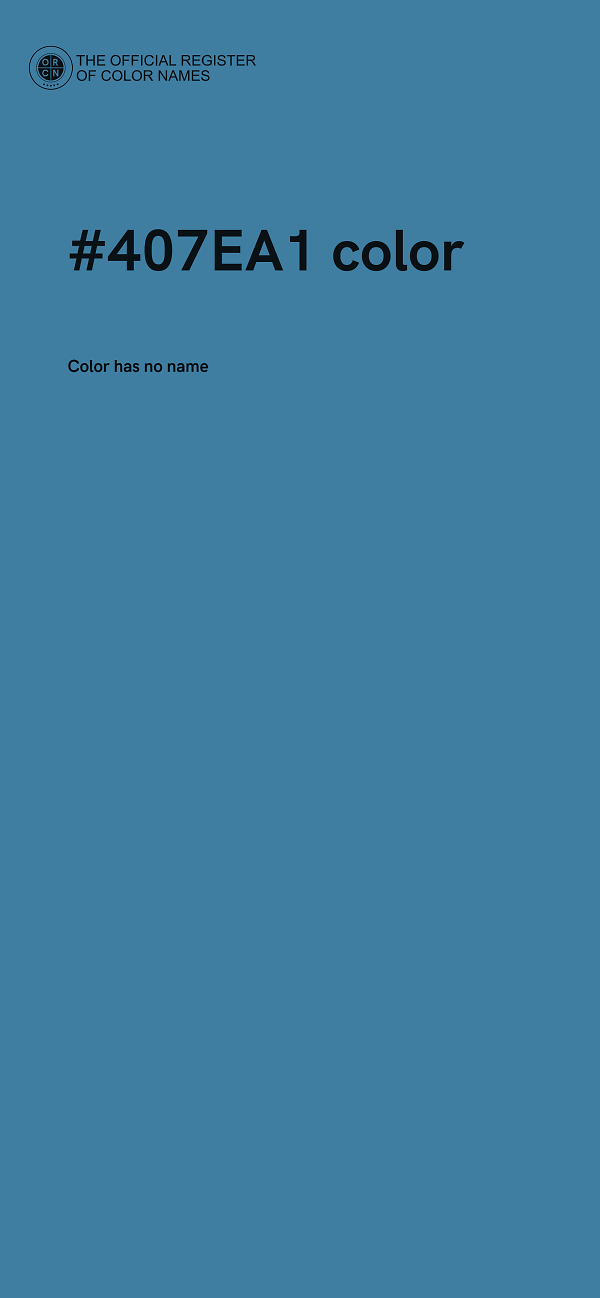 #407EA1 color image
