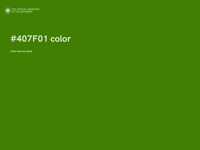 #407F01 color image