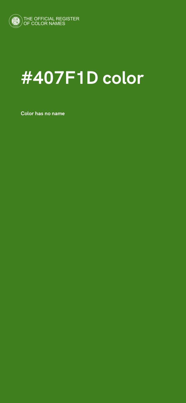#407F1D color image
