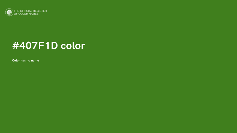 #407F1D color image