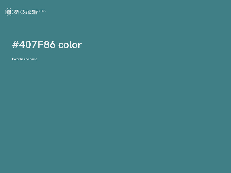 #407F86 color image