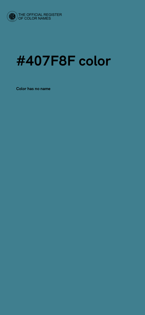 #407F8F color image