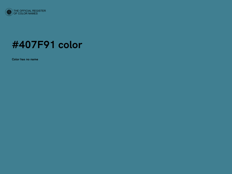 #407F91 color image