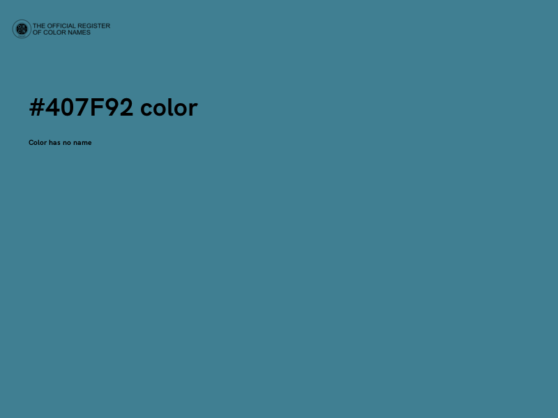 #407F92 color image