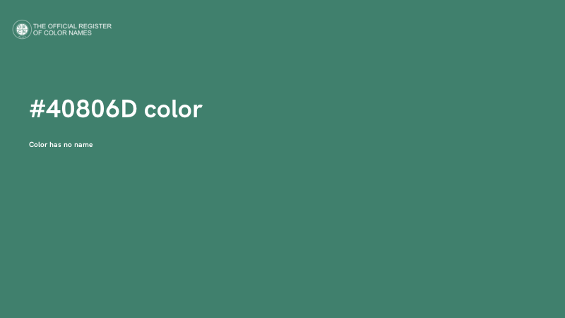 #40806D color image