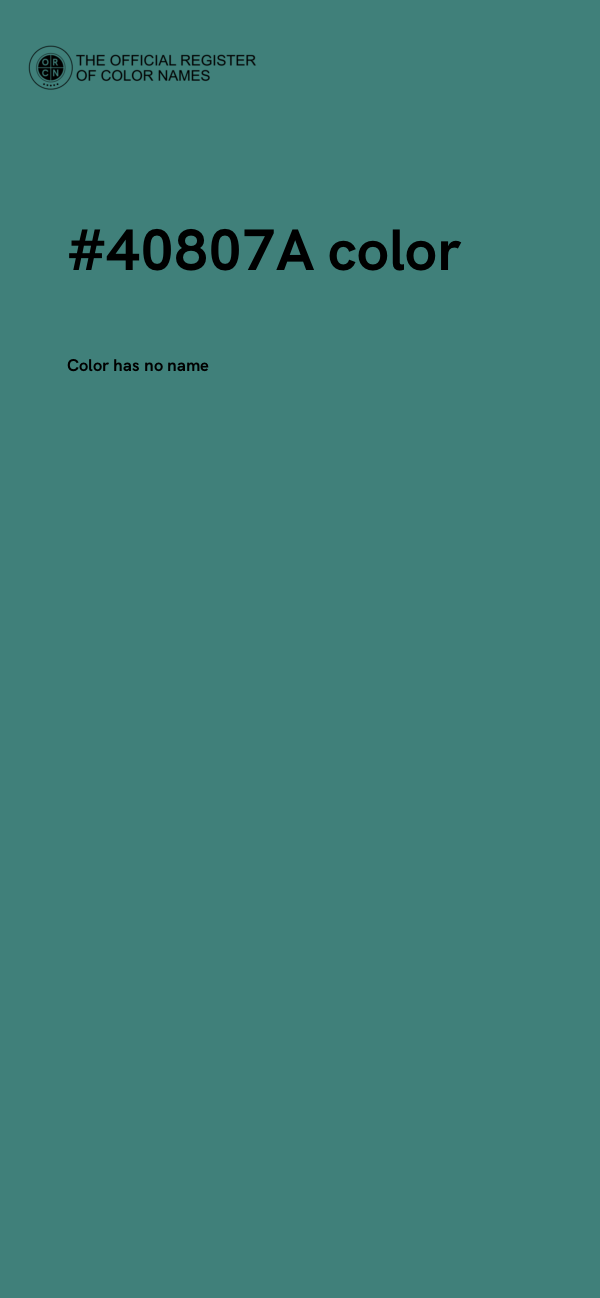 #40807A color image
