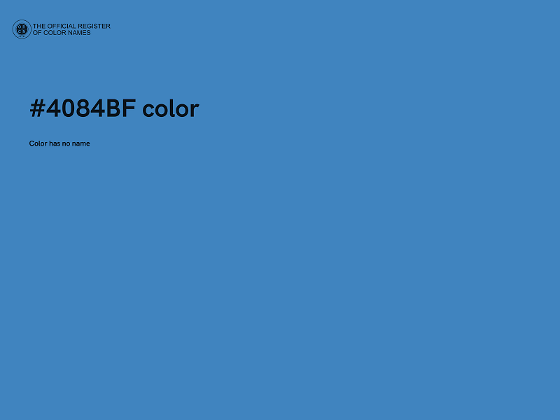 #4084BF color image