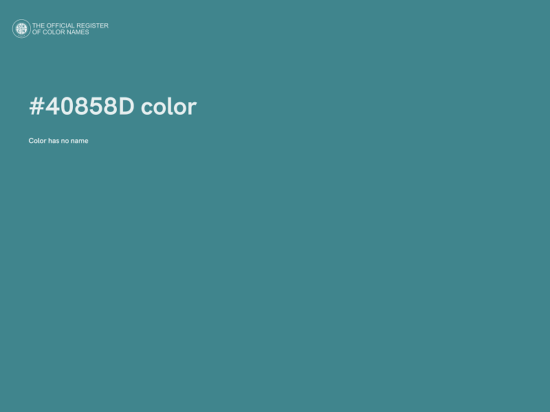 #40858D color image