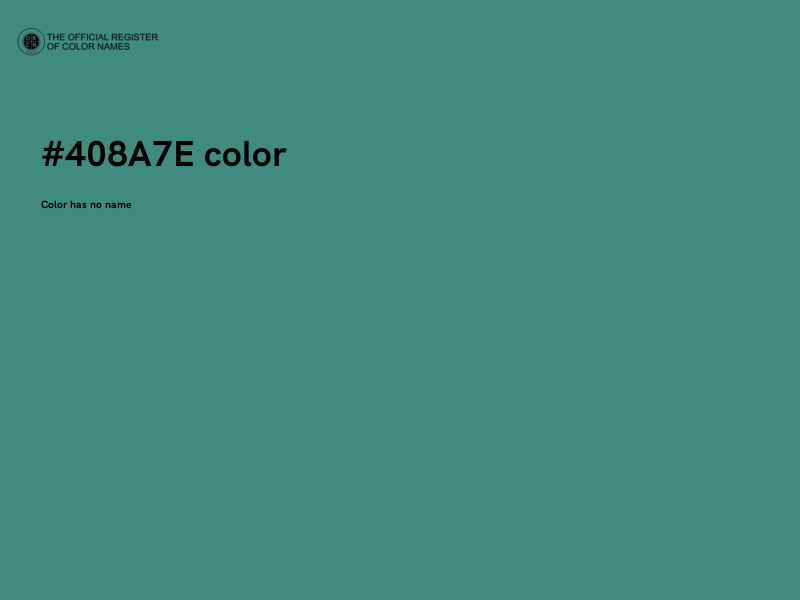 #408A7E color image