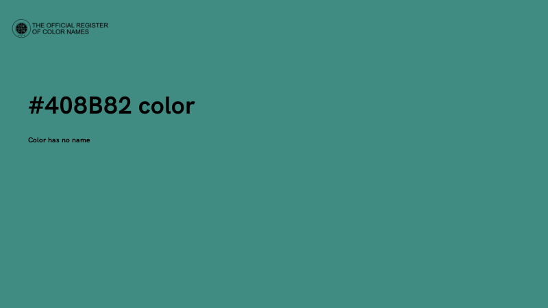 #408B82 color image