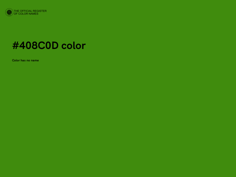 #408C0D color image