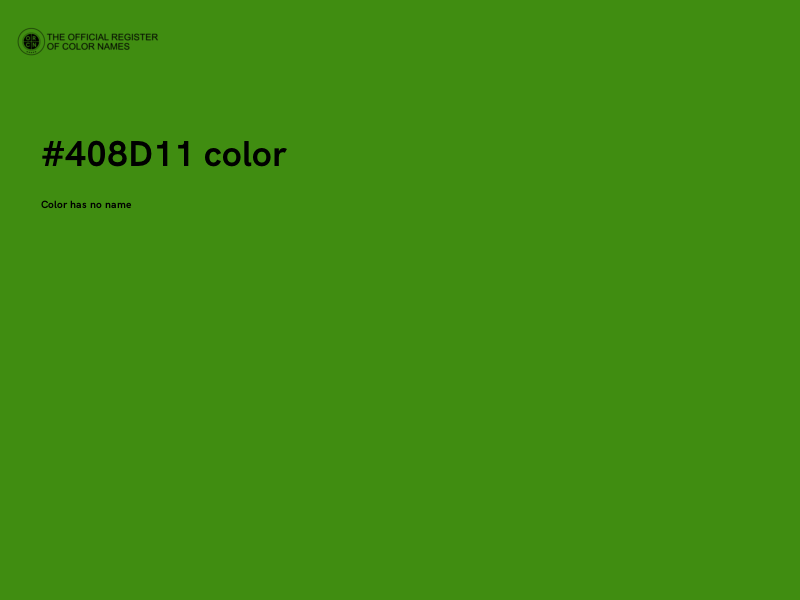 #408D11 color image