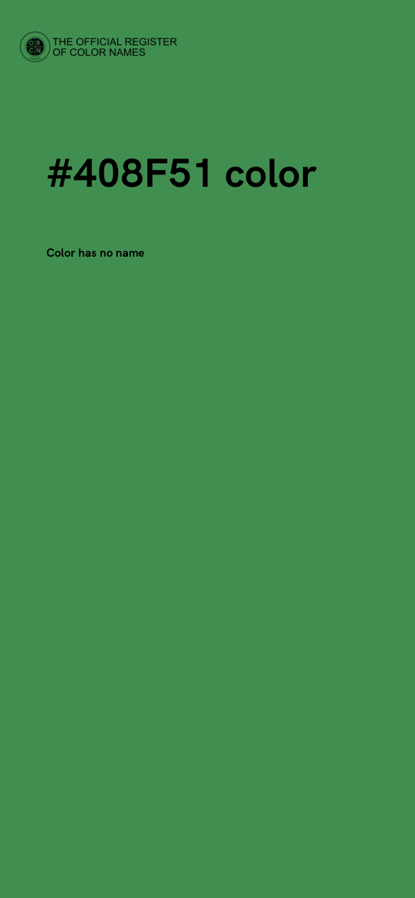 #408F51 color image