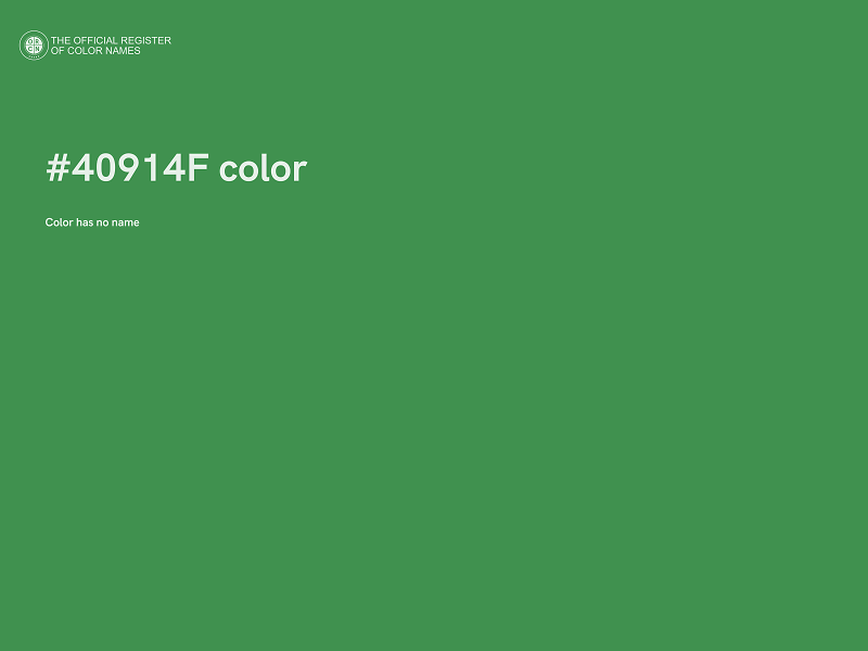 #40914F color image