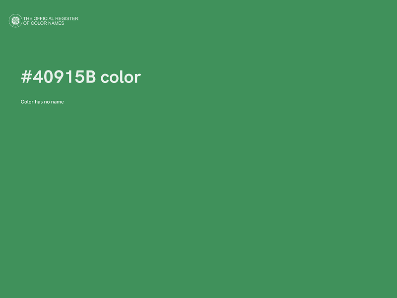 #40915B color image