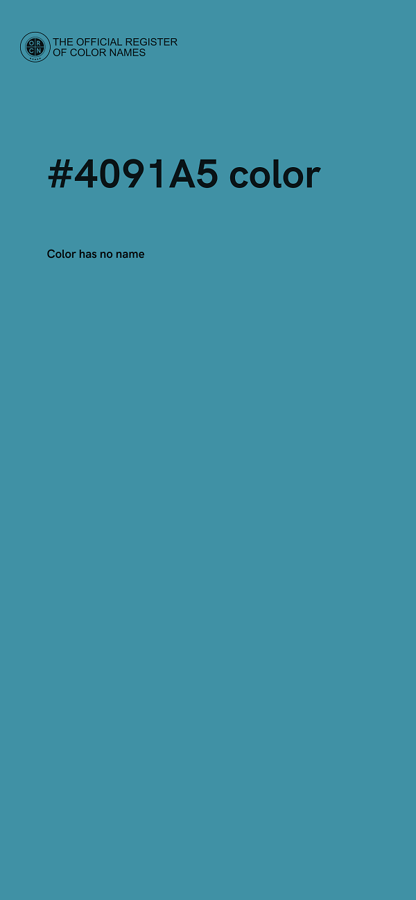 #4091A5 color image