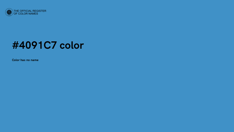 #4091C7 color image