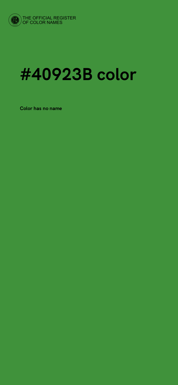 #40923B color image