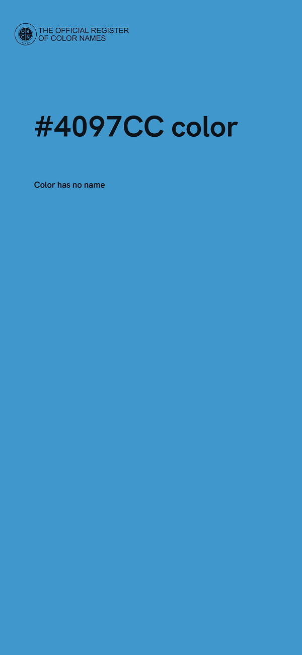 #4097CC color image