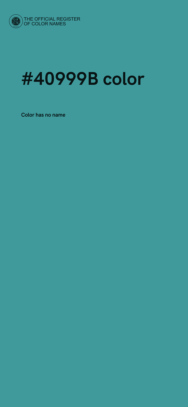 #40999B color image