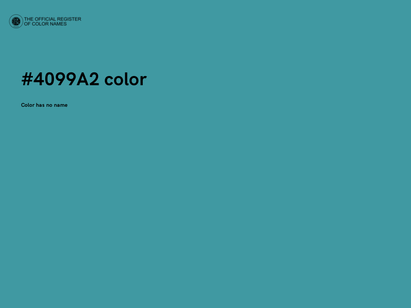 #4099A2 color image