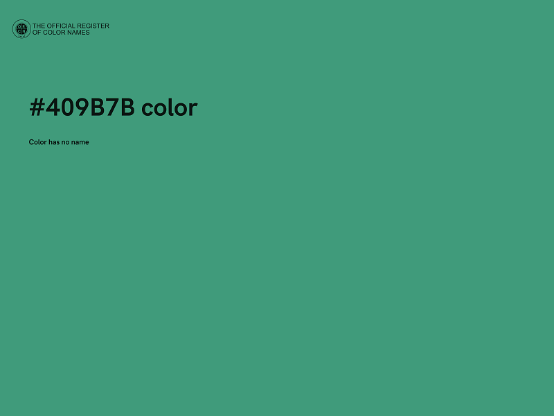 #409B7B color image