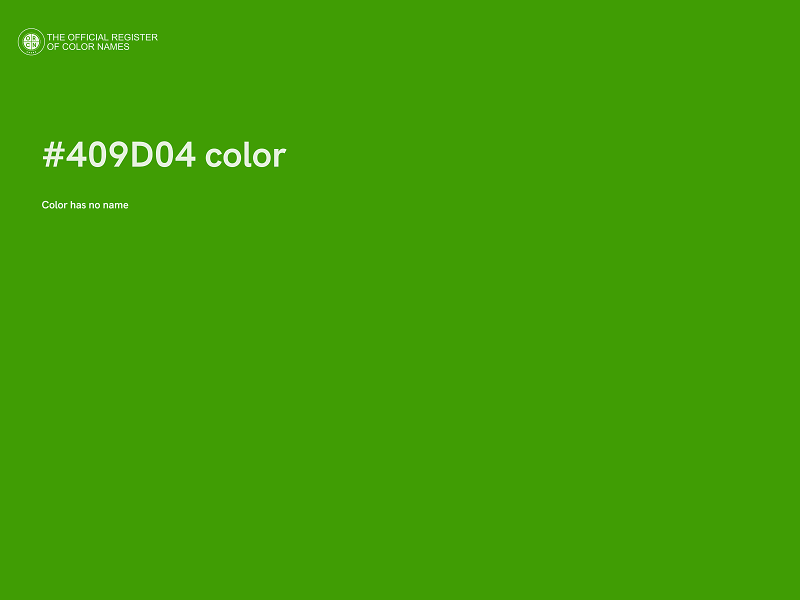 #409D04 color image