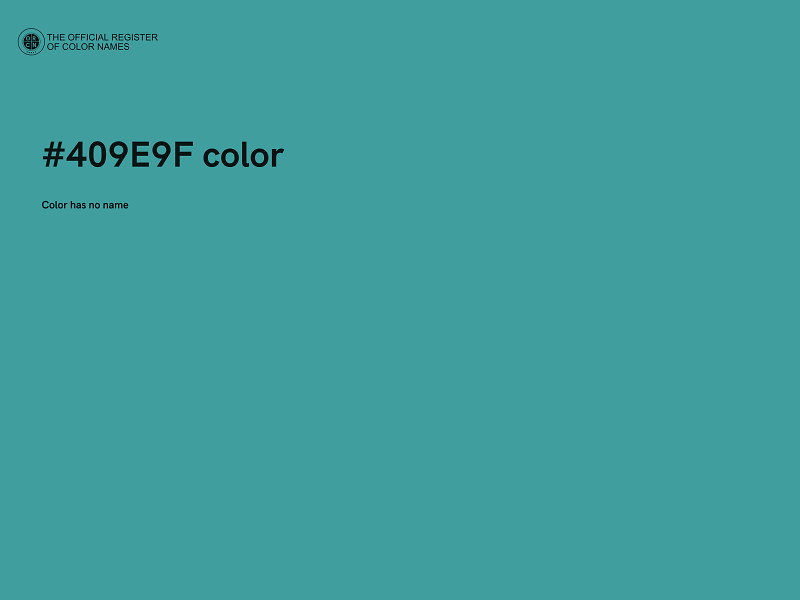 #409E9F color image