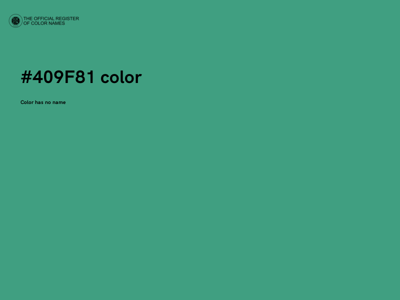 #409F81 color image