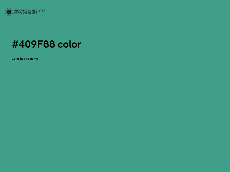 #409F88 color image