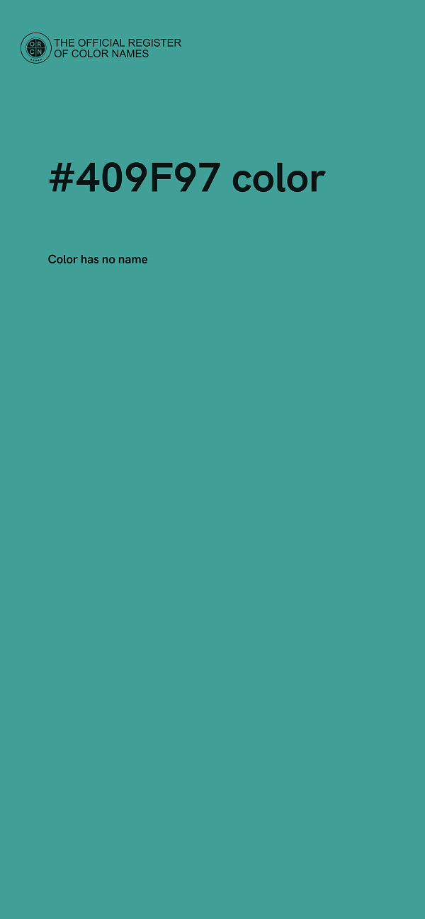 #409F97 color image
