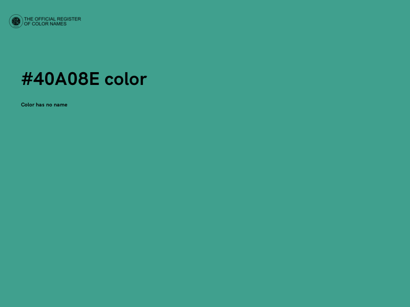 #40A08E color image