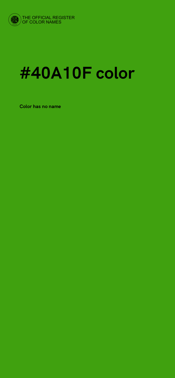 #40A10F color image