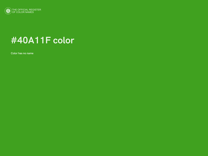 #40A11F color image