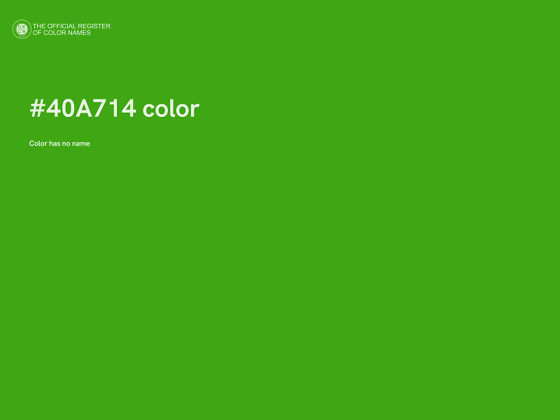 #40A714 color image