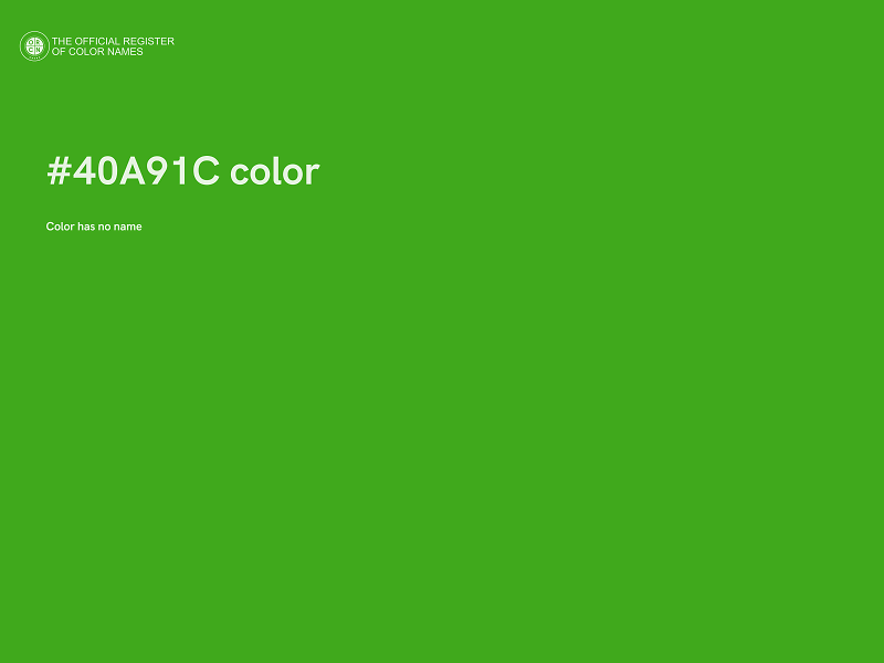 #40A91C color image