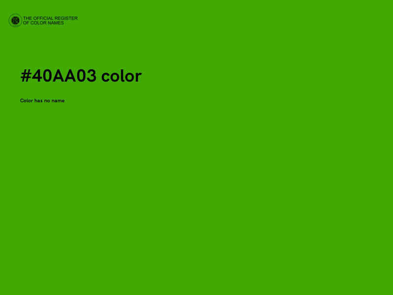 #40AA03 color image