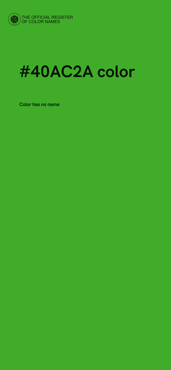 #40AC2A color image
