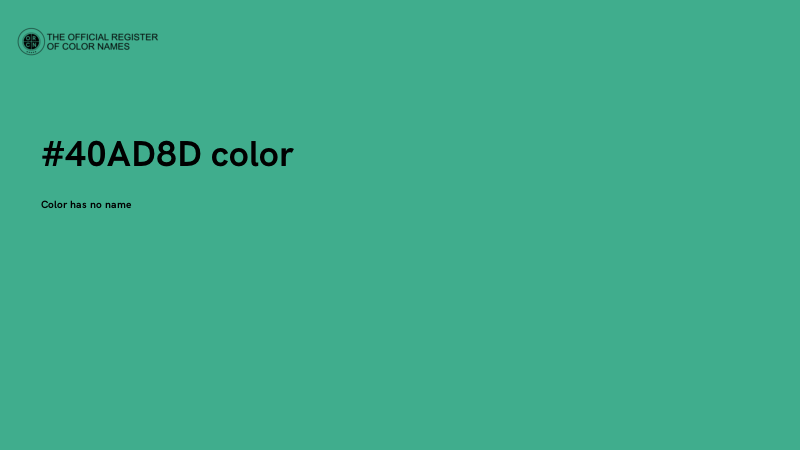#40AD8D color image