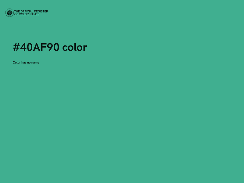 #40AF90 color image