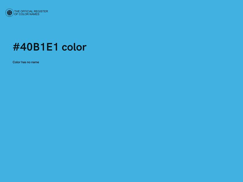 #40B1E1 color image