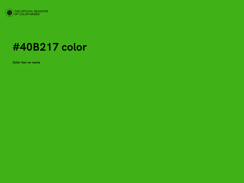#40B217 color image